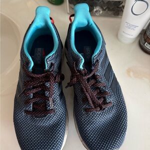 Adidas Navy and Teal Sneakers women’s size 8
